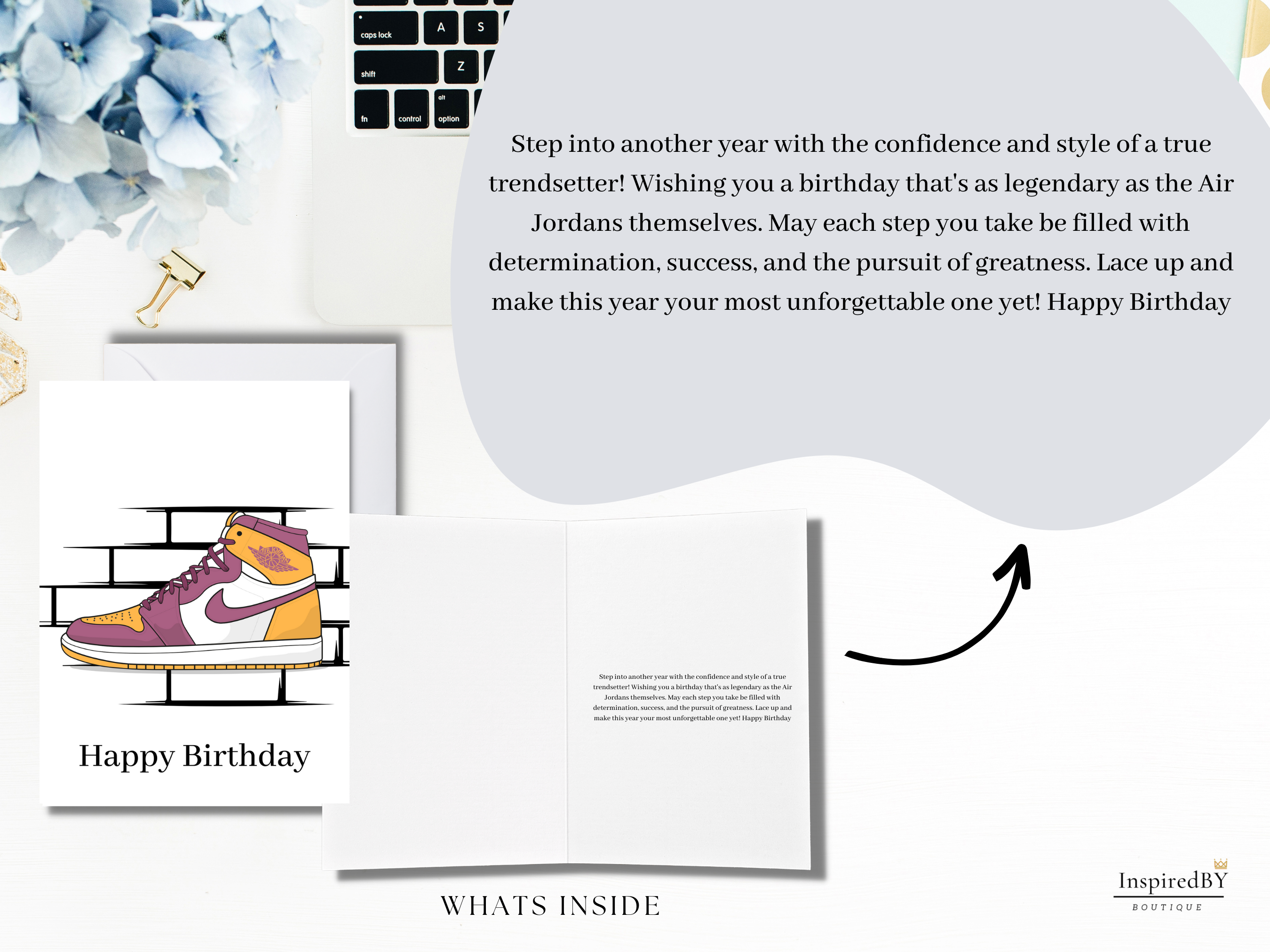 Air Jordans Birthday Card