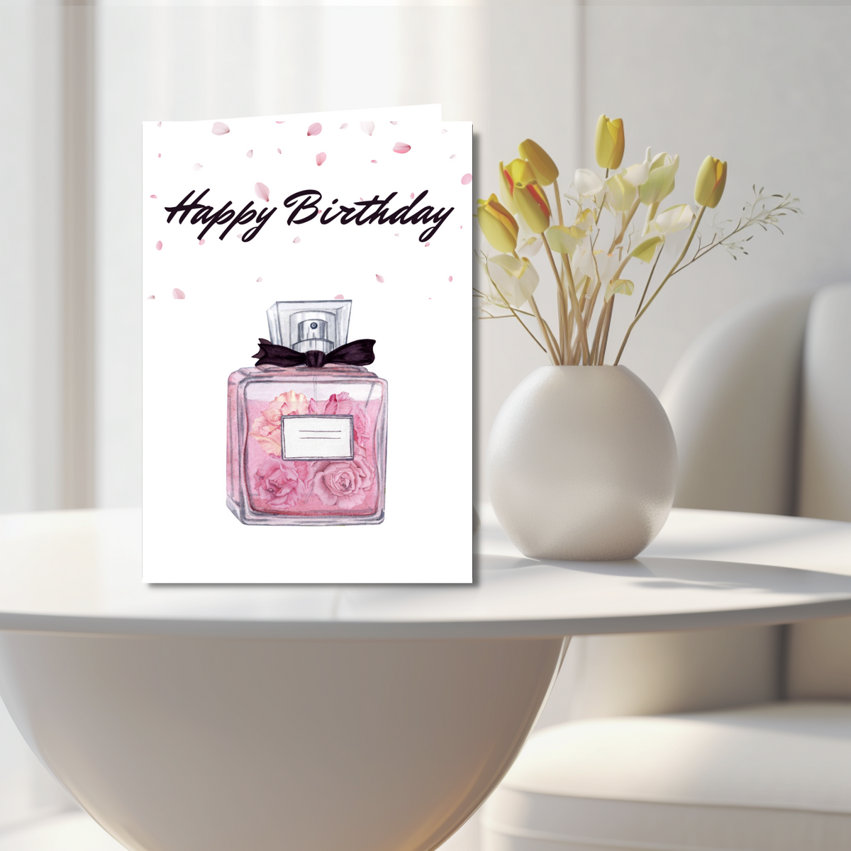 Perfume-themed Birthday Card – InspiredBY Boutique