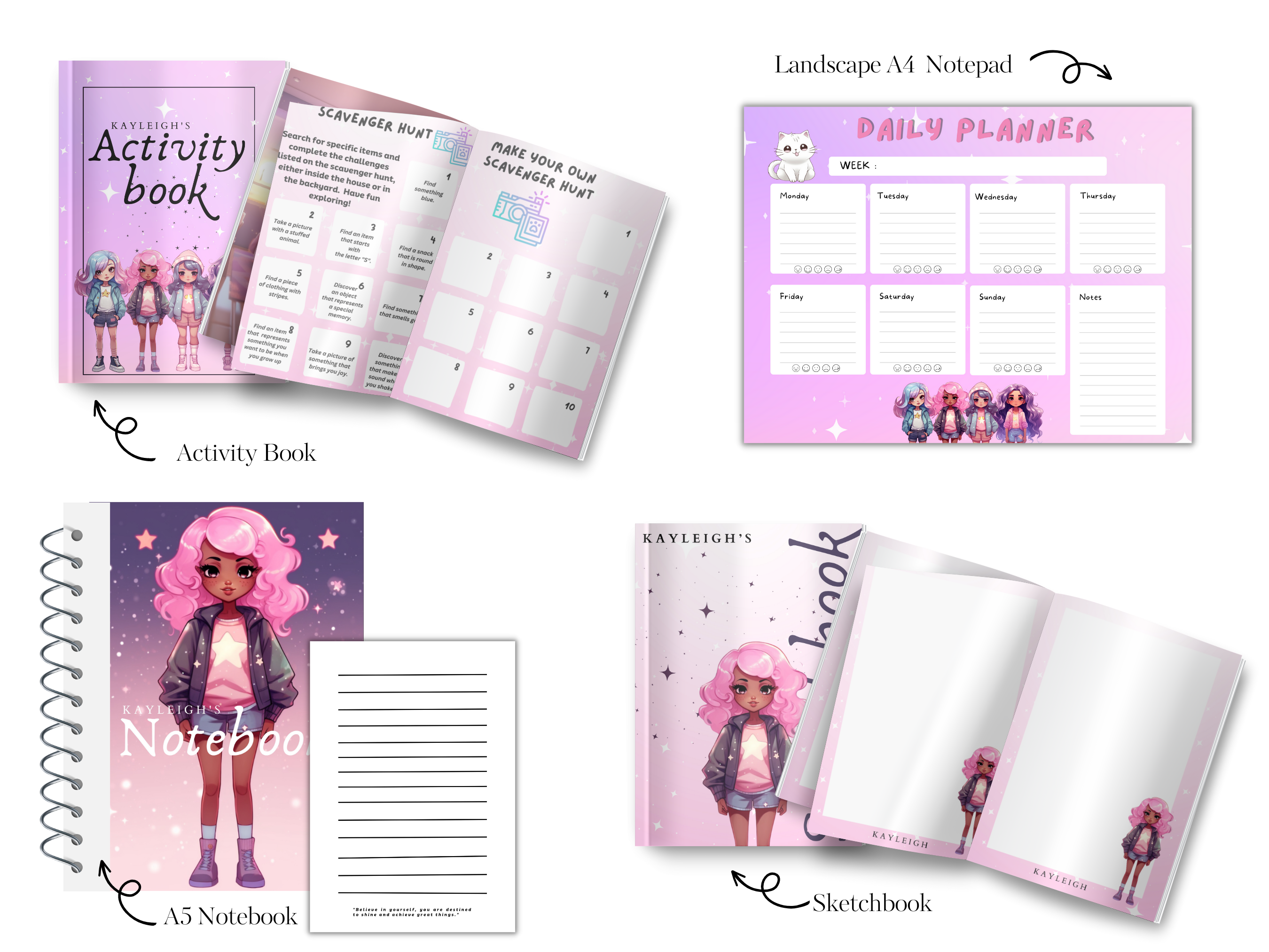 Anime & Kawaii Stationery Box