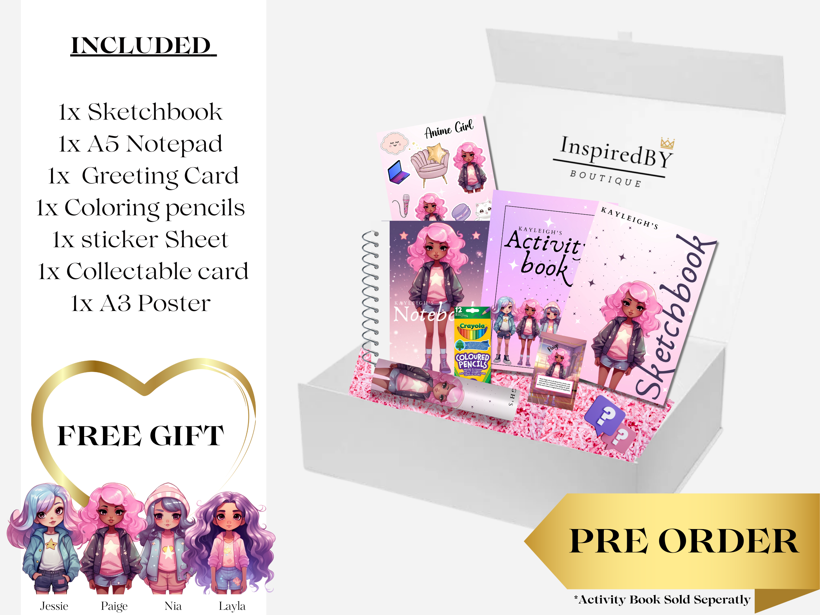 Anime & Kawaii Stationery Box