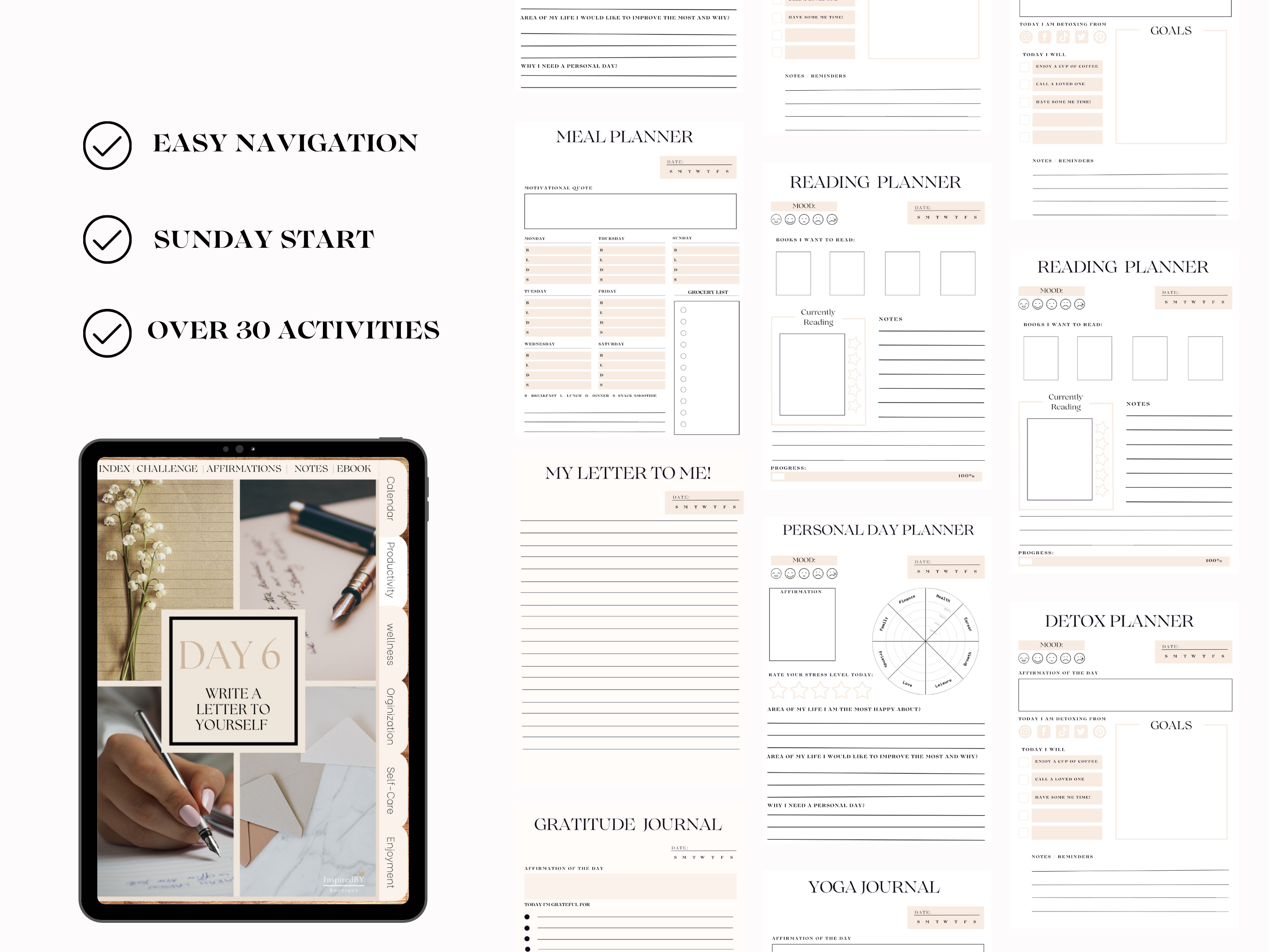 30 DAY CHALLENGE & SELF CARE PLANNER