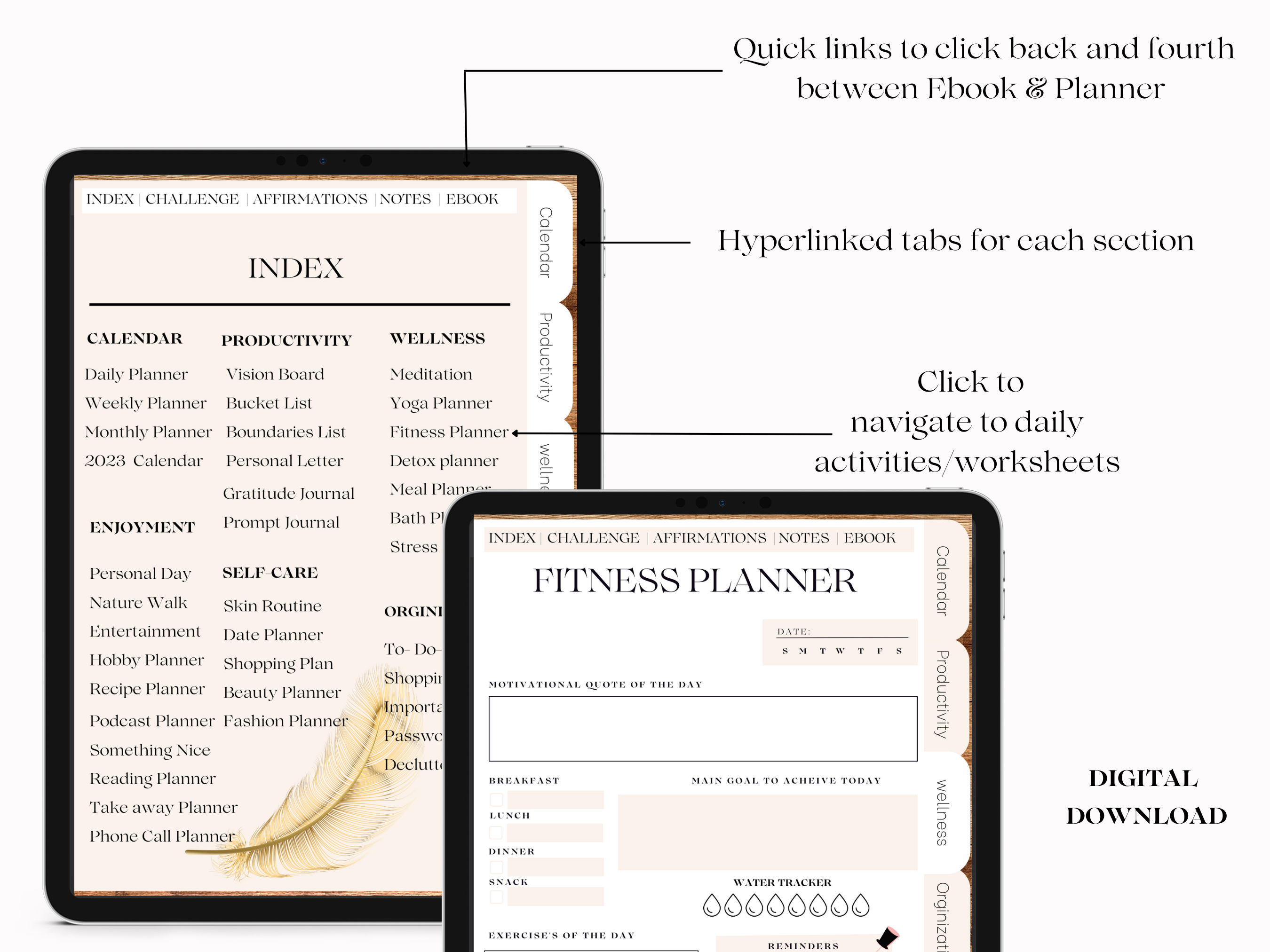 30 DAY CHALLENGE & SELF CARE PLANNER