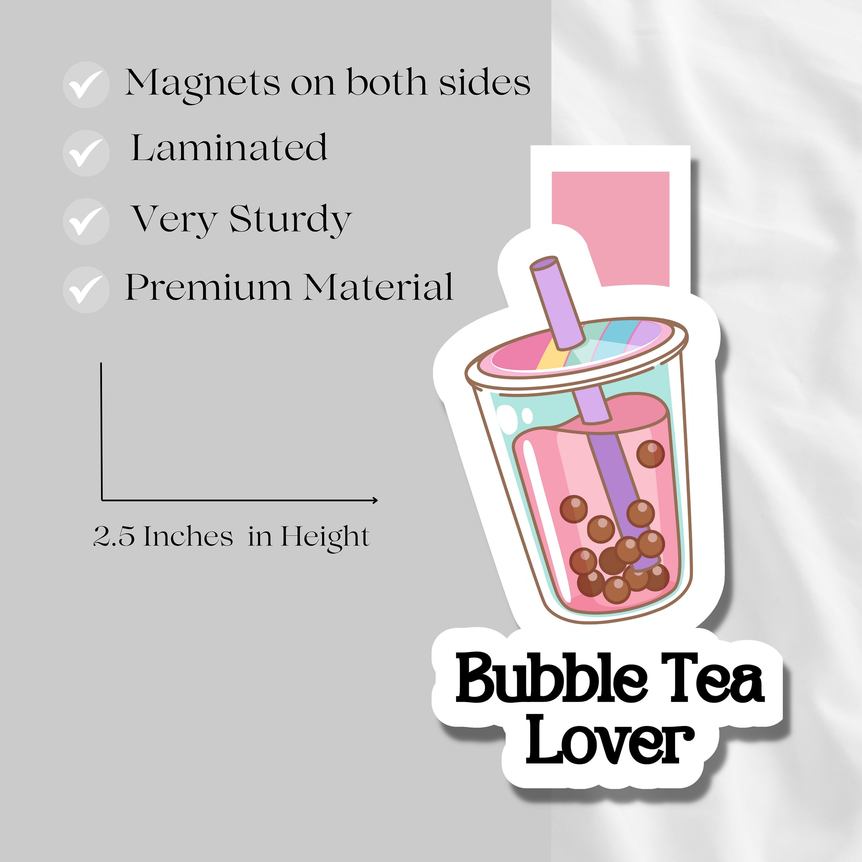 MAGNETIC BOOKMARK | Bubble Tea Bookmark | Book lover gift | Bookish | Chic Book Accessory | Reading Gift | Boba Drink | Boba Tea | Book