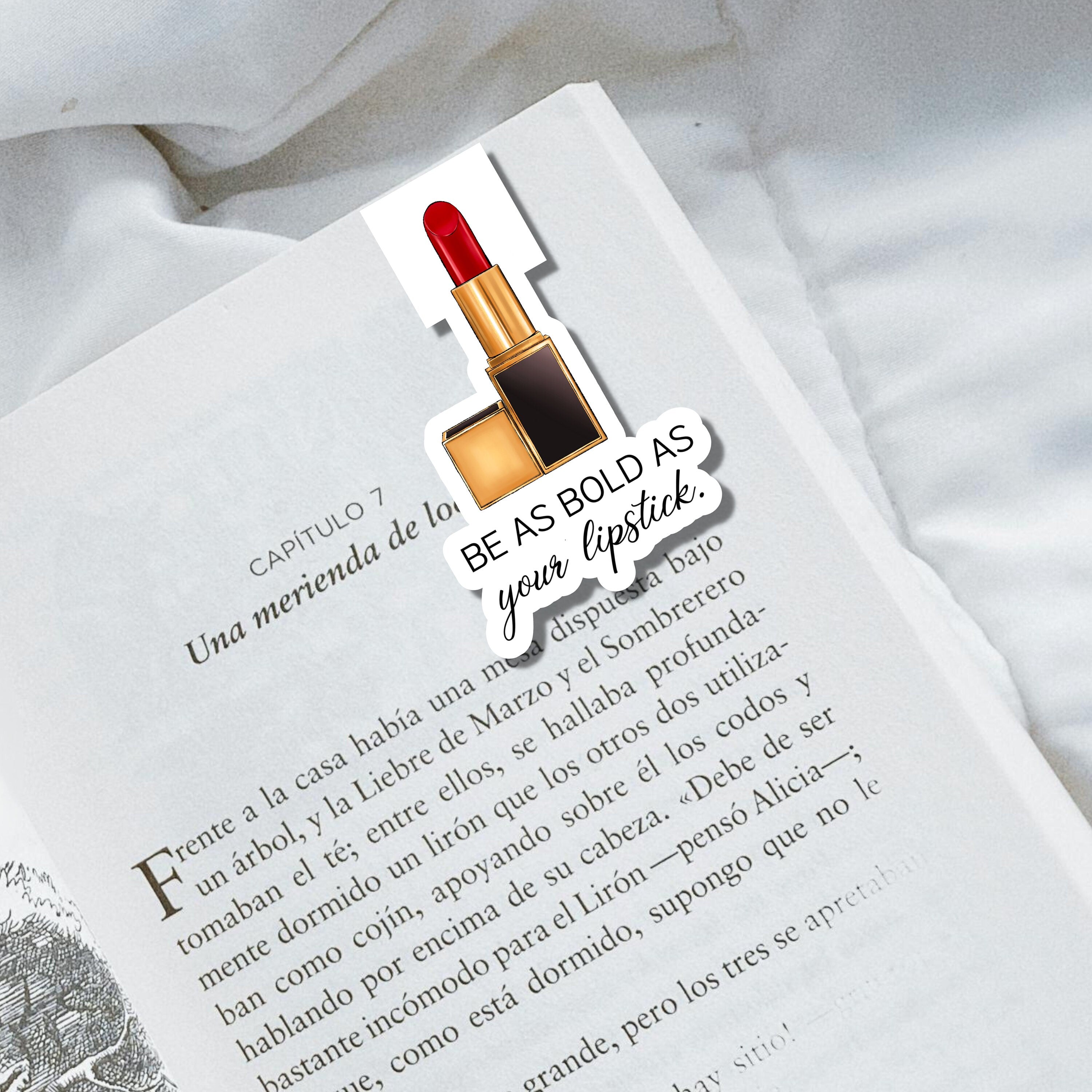 MAGNETIC BOOKMARK | Fashionable Page Holder | Book lover gift | Bookish | Chic Book Accessory | Motivational Bookmark | Reading Gift |