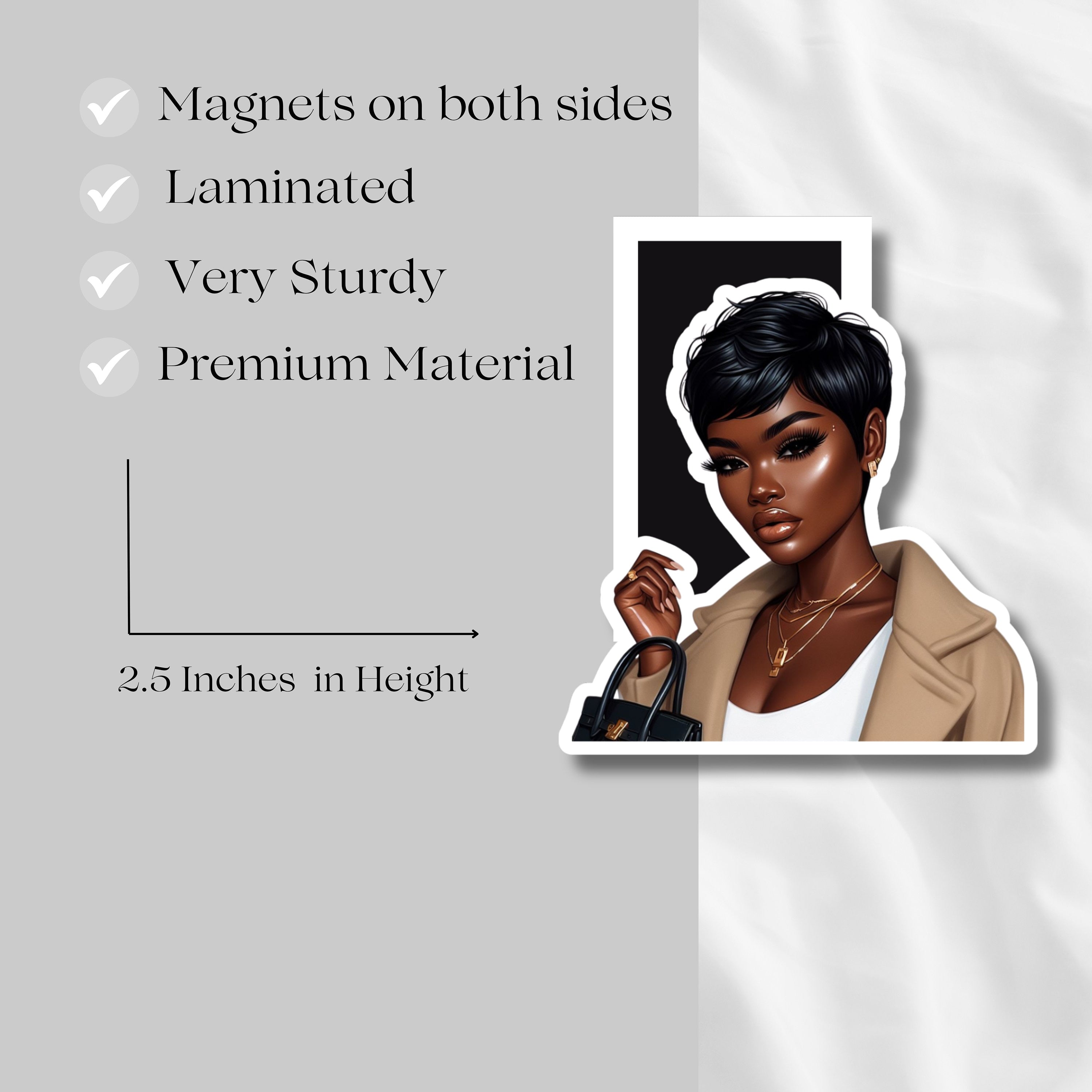 BLACK GIRL BOOKMARK | Bookish gift | Book Accessories | Book Lover Gift | Cute Bookmark | Reading Gifts | magnetic bookmark |Cute bookmark