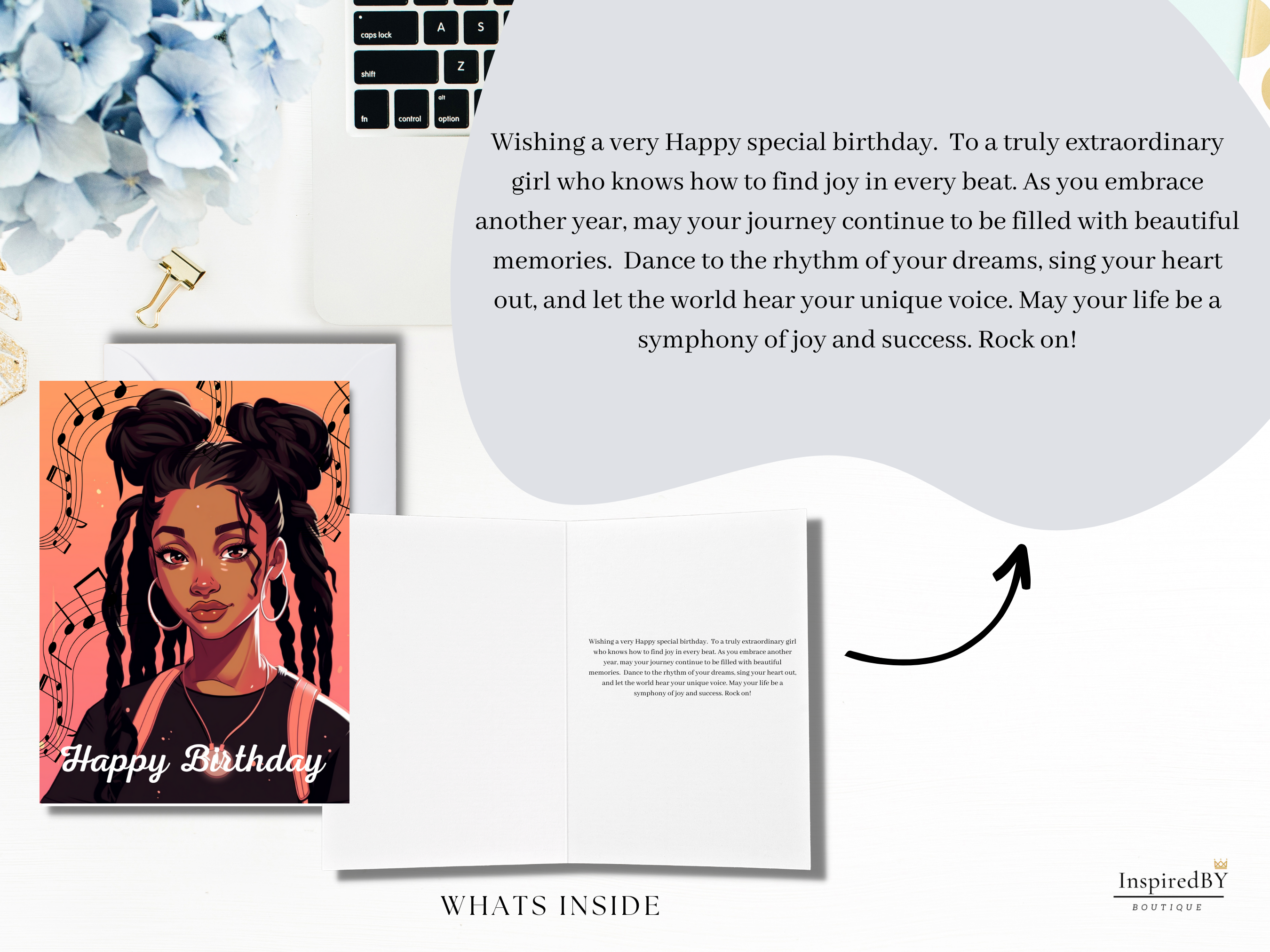 Music Teenage Lover Card
