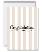 Minimalist Congratulations Greeting Card