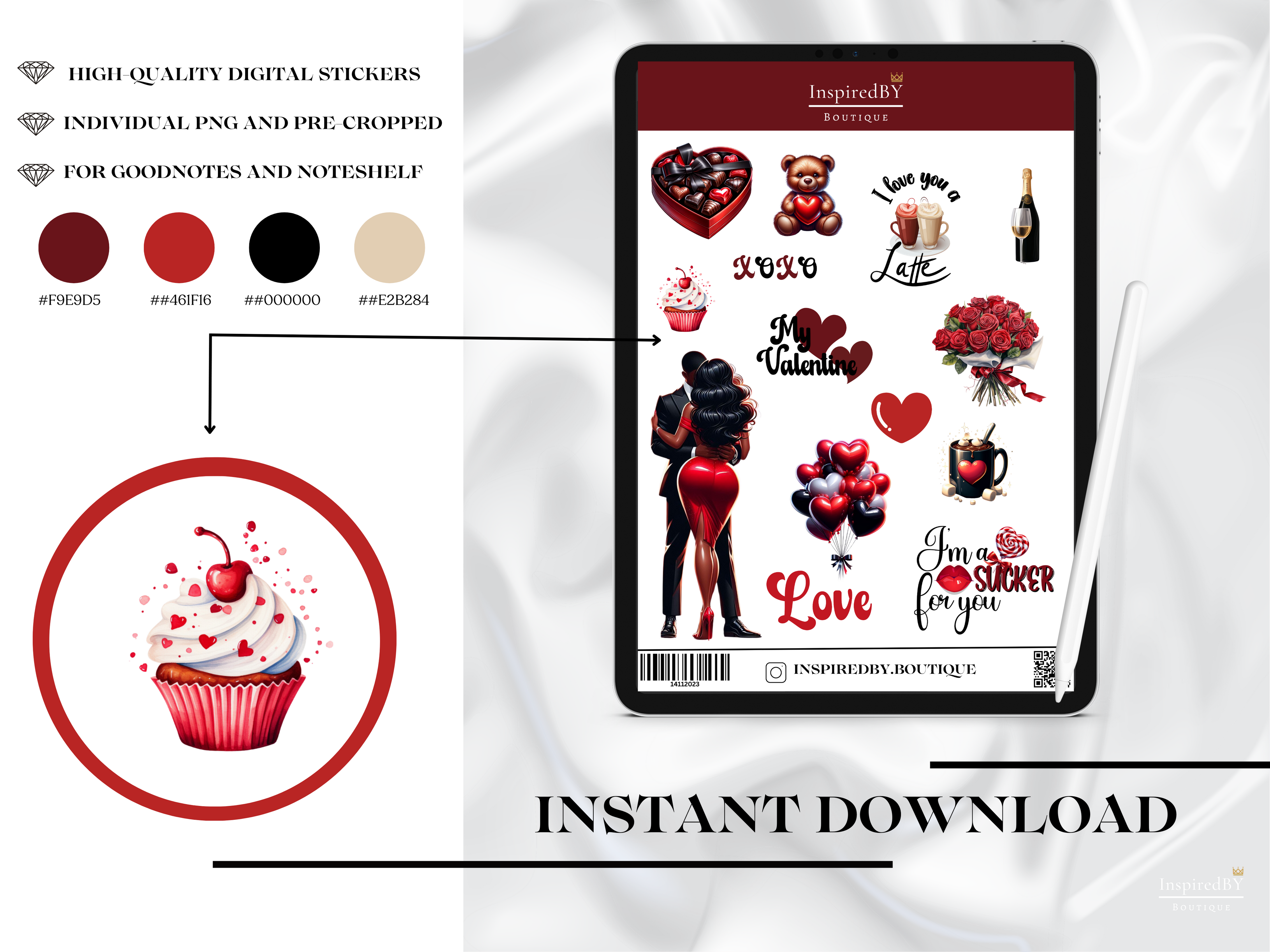 Valentine planner Stickers