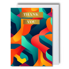 Abstract Thank You Card
