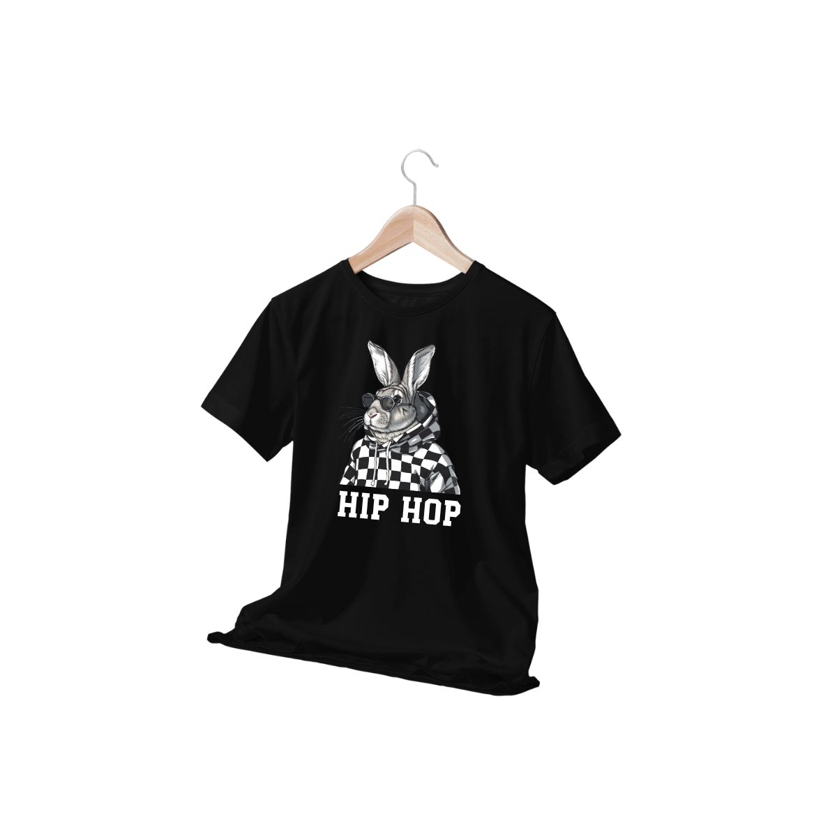 Kids Hip Hop T-Shirt - Fun Bunny Graphic Tee, 100% Cotton Children's Top, Comfy Unisex Kids Clothing, Casual Shirt, Easter t-shirt