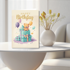 Bear Birthday Card