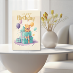 Load image into Gallery viewer, Bear Birthday Card
