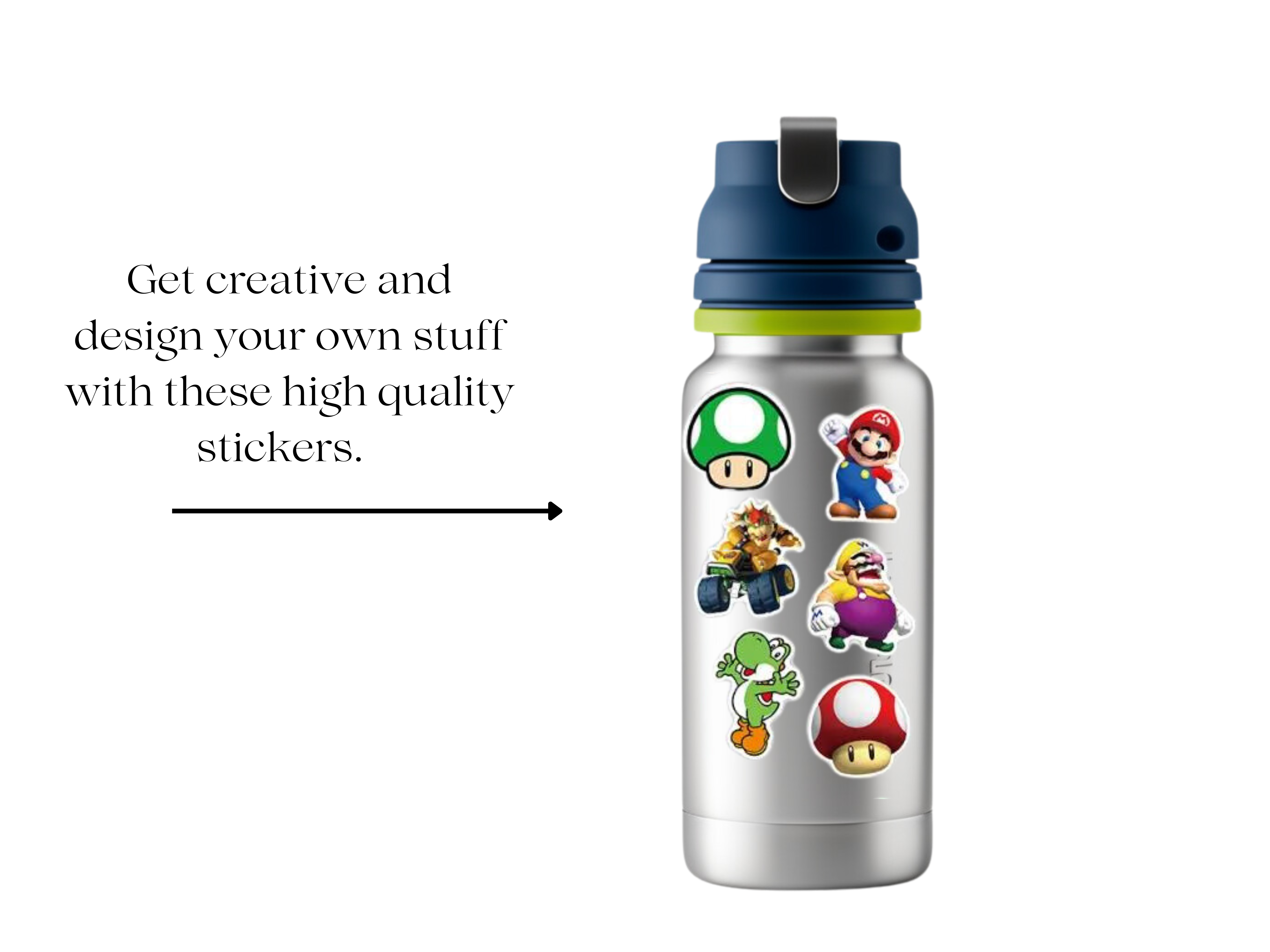 Mario Stickers (Random Pack of 10)