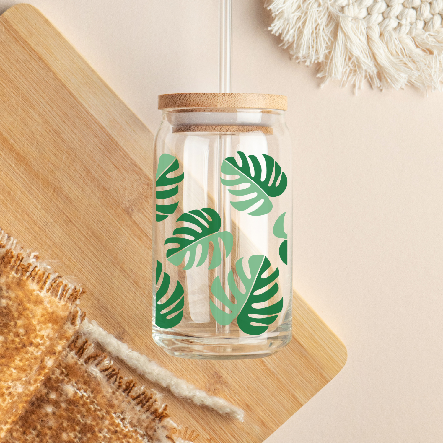 Tropical Bliss Glass Tumbler