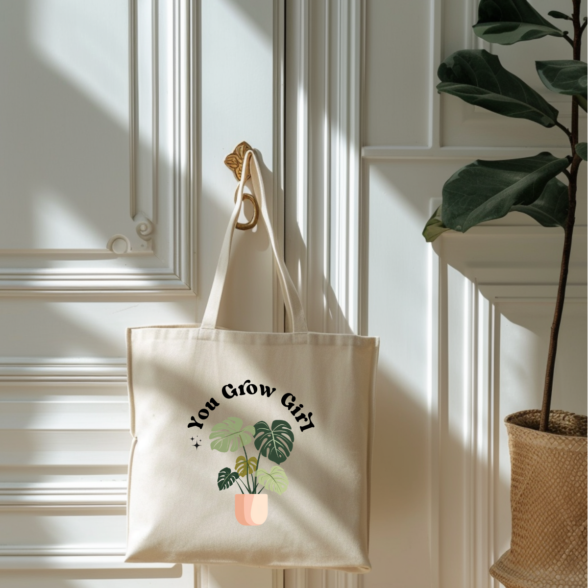 You Grow Girl Tote Bag