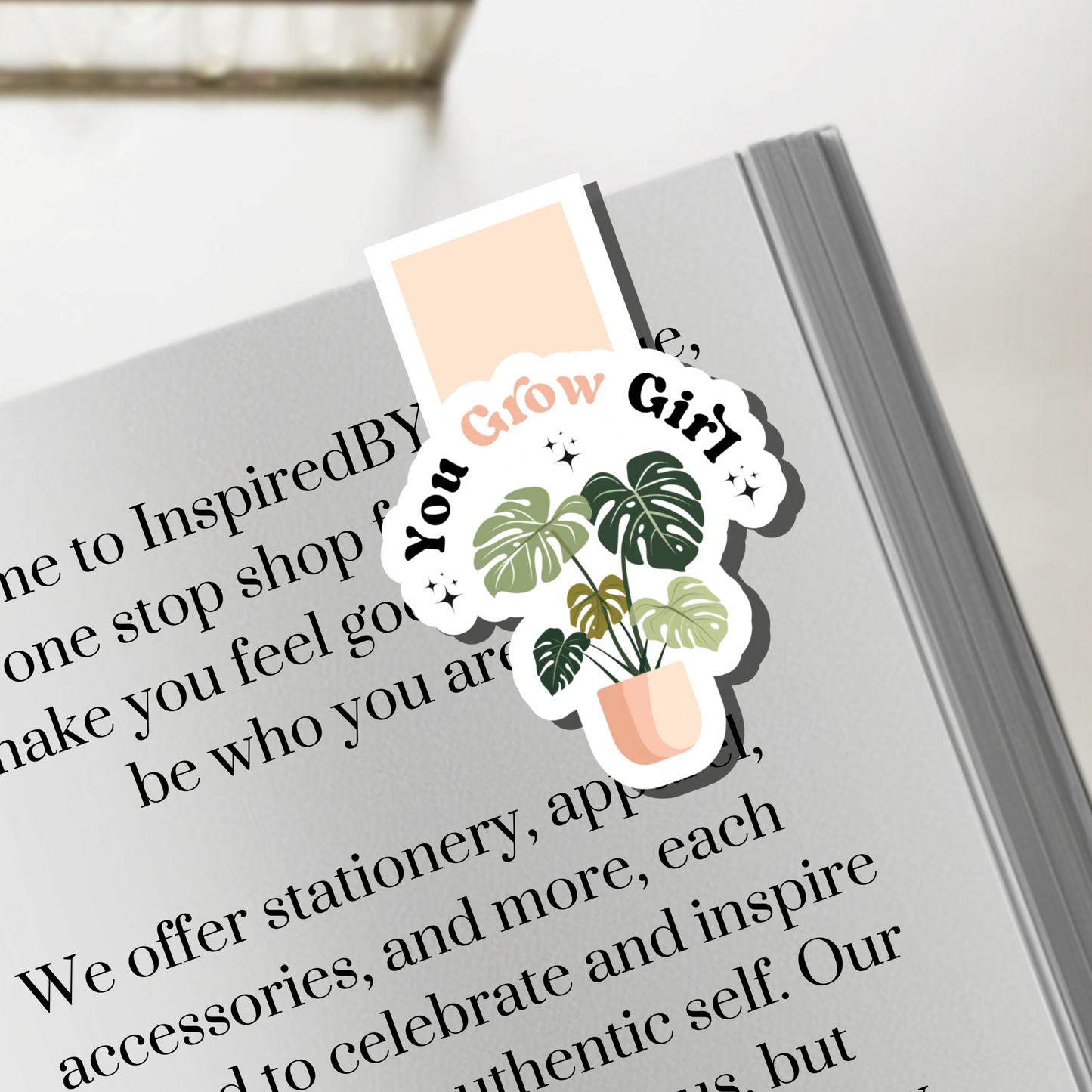 You Grow Girl Magnetic Bookmark