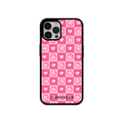 Stylish phone case |  Pink Phone case gift for her - Emoji  iPhone Case - heart phone case - Trendy Phone Accessory - Girly - Gifts for teens
