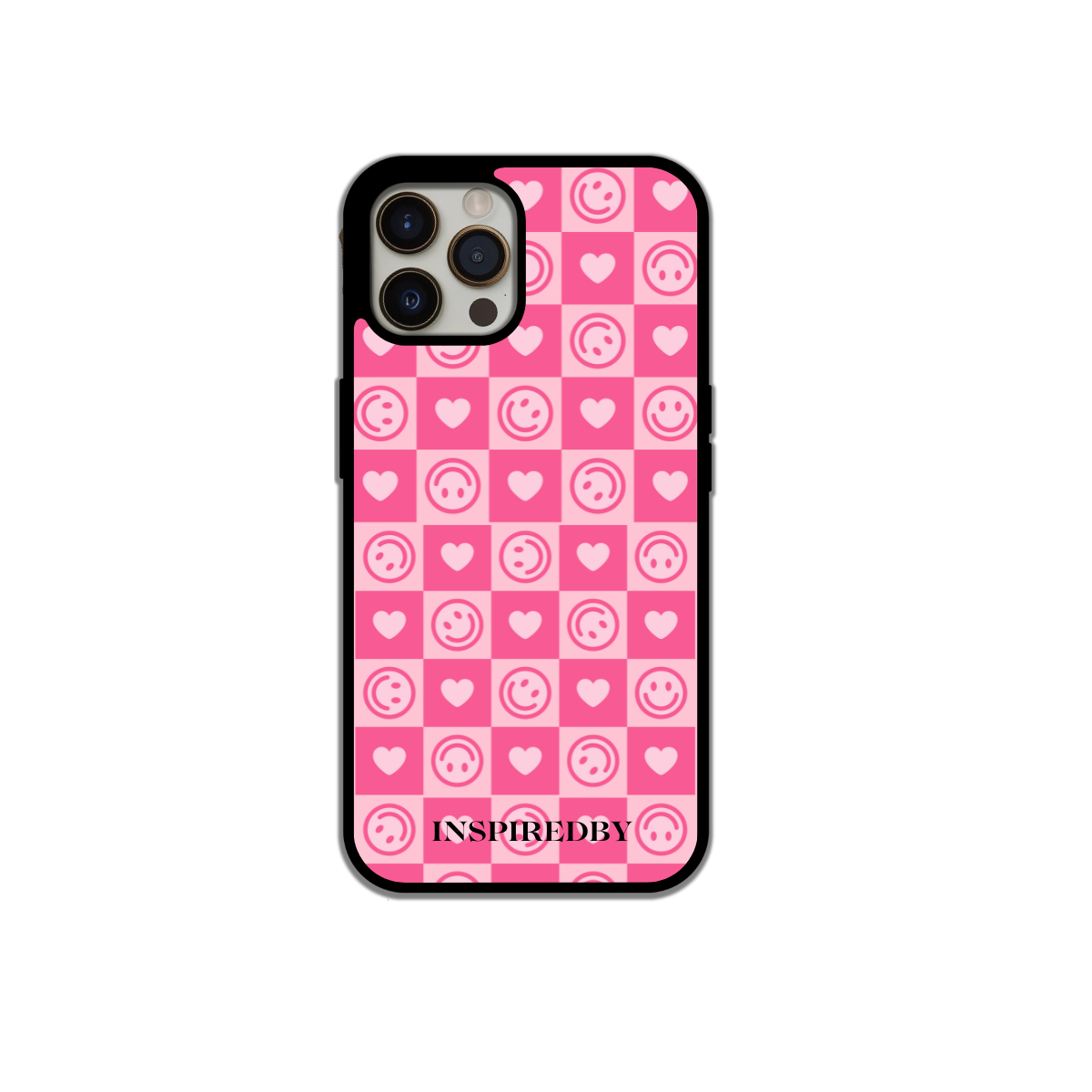 Stylish phone case |  Pink Phone case gift for her - Emoji  iPhone Case - heart phone case - Trendy Phone Accessory - Girly - Gifts for teens