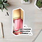 Girly Pink Sticker Pack for the perfect gift for her it's trendy stickers with Inspirational quotes just simply pretty glamorous stickers for everyday Luxury.