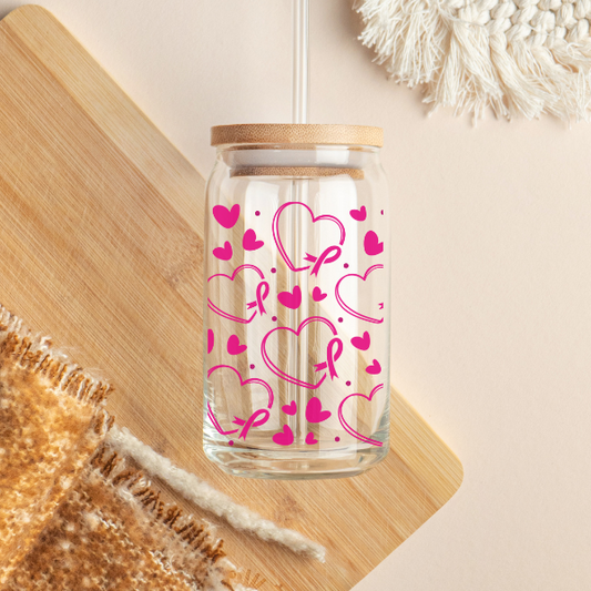 Cancer Survivor Glass Tumbler