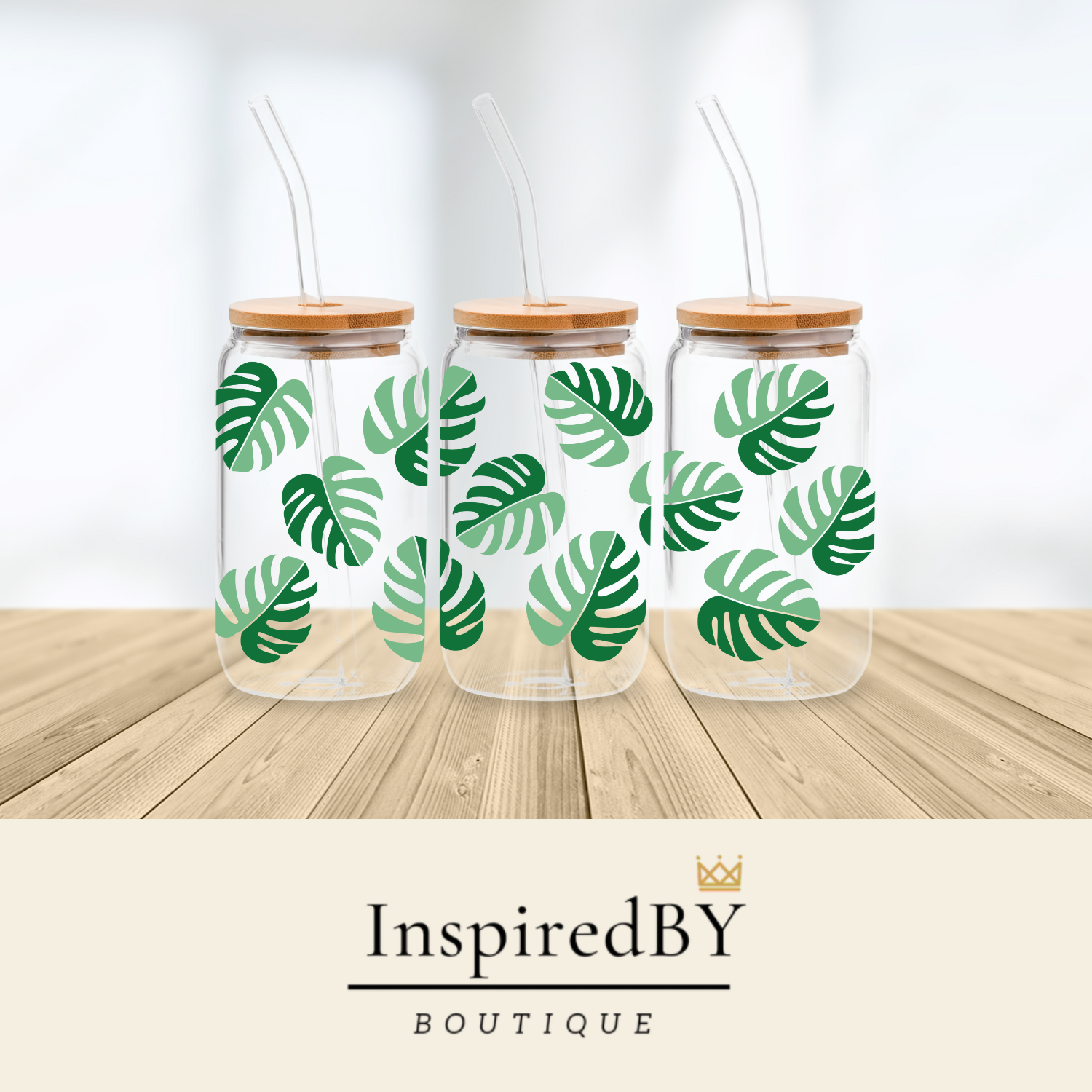 Tropical Bliss Glass Tumbler