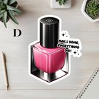 Girly Pink Sticker Pack for the perfect gift for her it's trendy stickers with Inspirational quotes just simply pretty glamorous stickers for everyday Luxury.