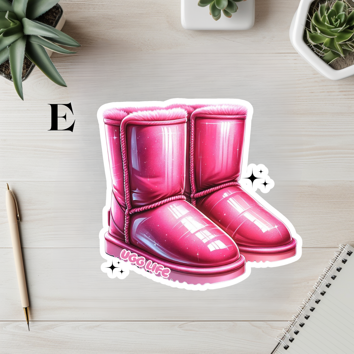 Girly Pink Sticker Pack for the perfect gift for her it's trendy stickers with Inspirational quotes just simply pretty glamorous stickers for everyday Luxury.