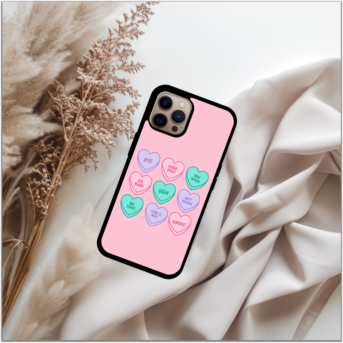 Sweet heart phone case perfect gift for her - cute phone case - best birthday gift - iphone case - girly phone case - pretty phone case