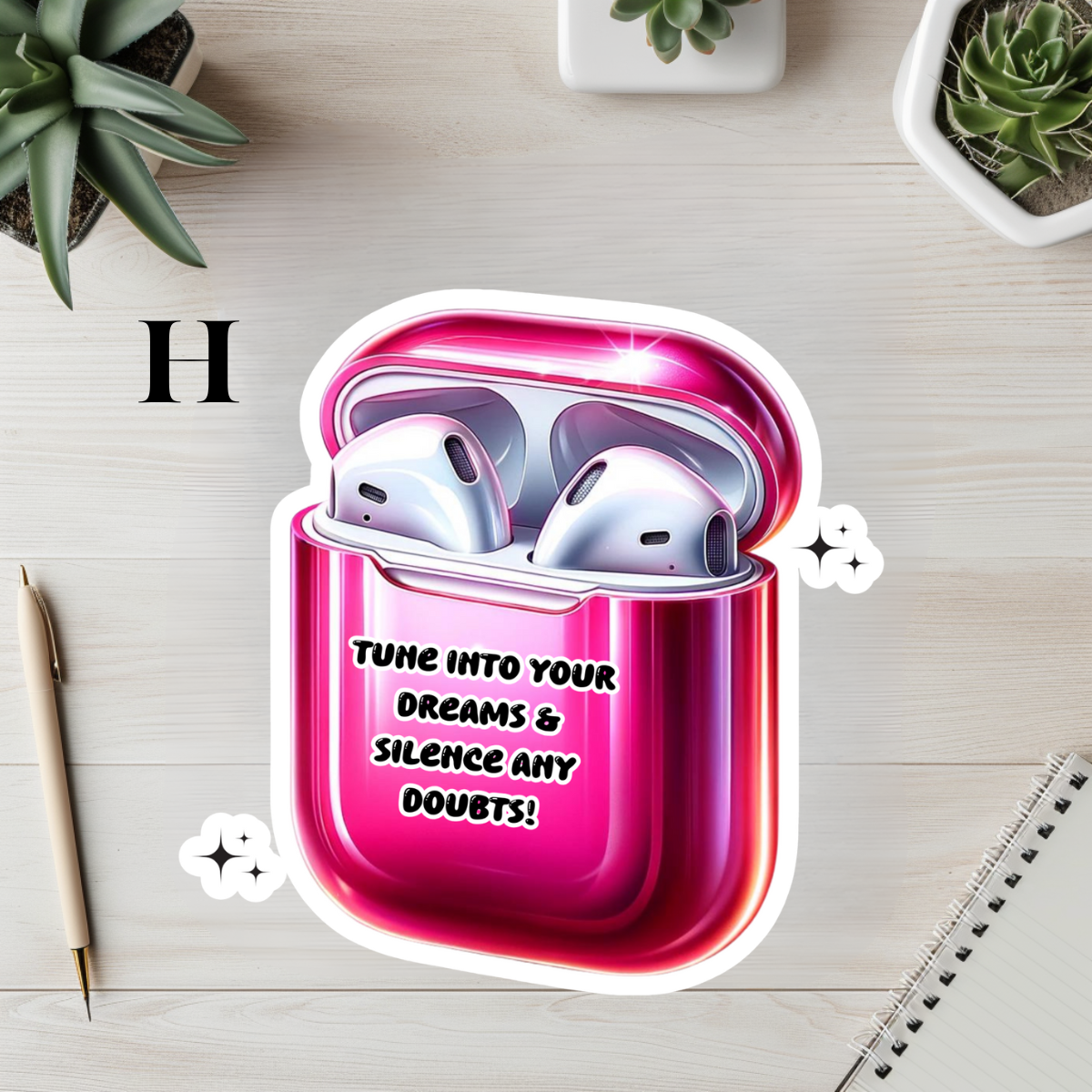 Girly Pink Sticker Pack for the perfect gift for her it's trendy stickers with Inspirational quotes just simply pretty glamorous stickers for everyday Luxury.