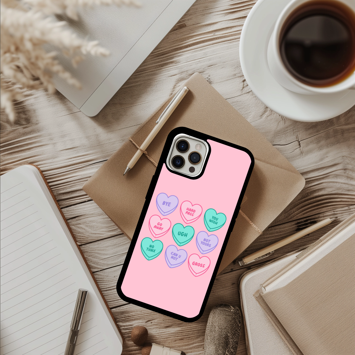 Sweet heart phone case perfect gift for her - cute phone case - best birthday gift - iphone case - girly phone case - pretty phone case