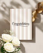 Minimalist Congratulations Greeting Card