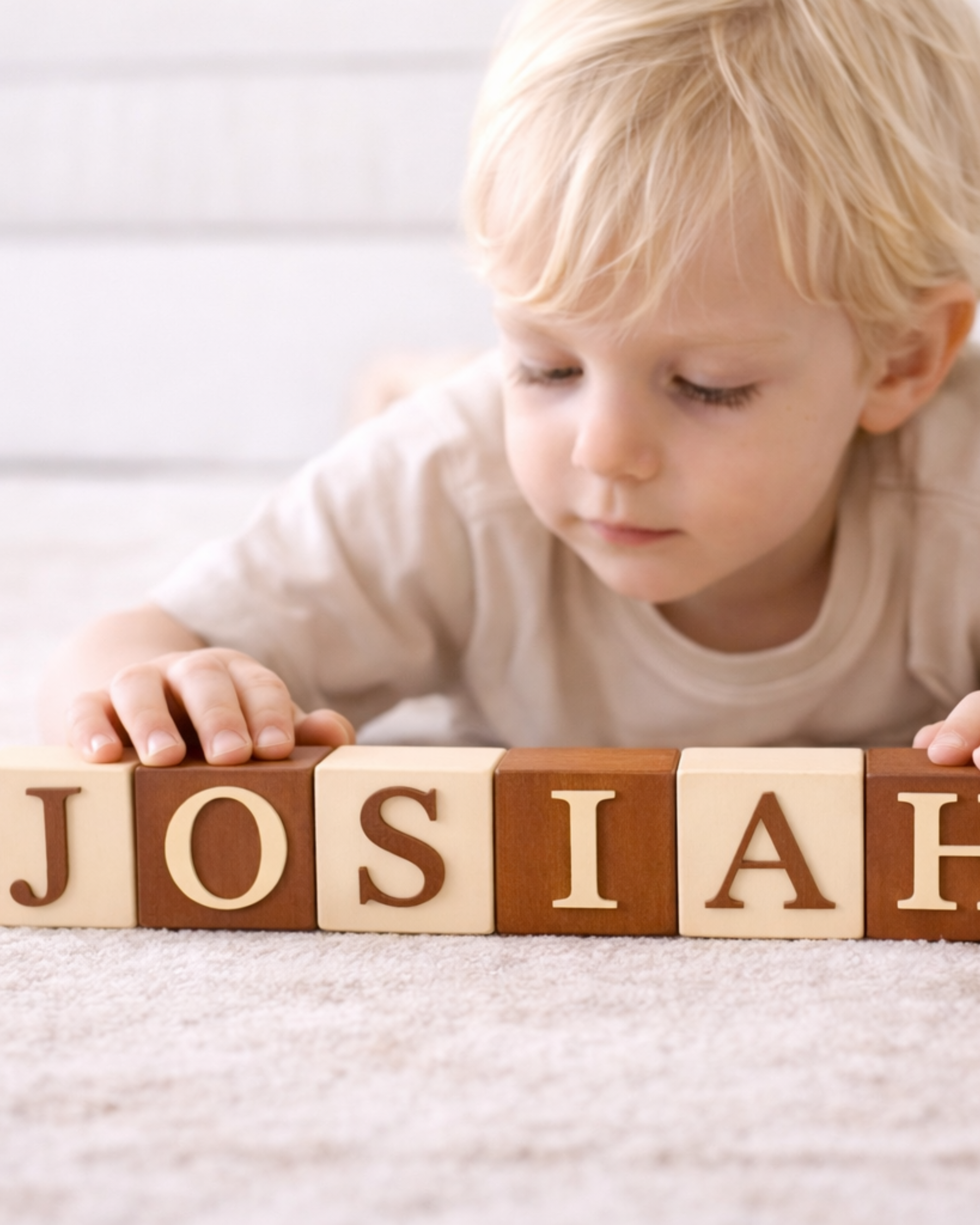 Personalised Wooden Name Blocks