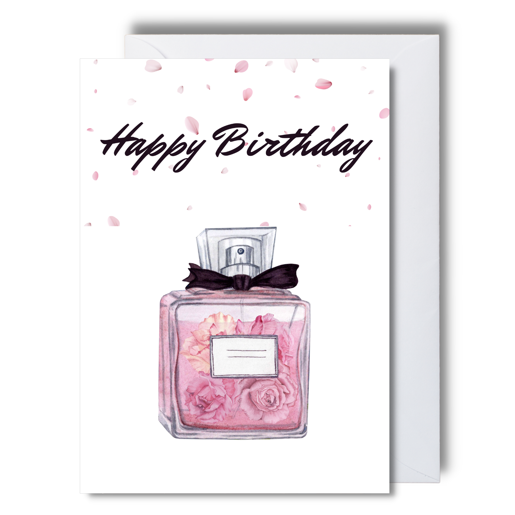 Perfume-themed Birthday Card