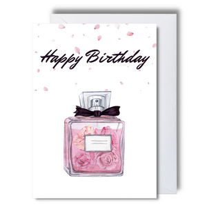 Perfume-themed Birthday Card – InspiredBY Boutique
