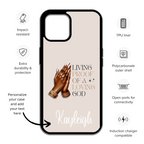 Christian Quote Personalized Phone Case – Inspirational Quote phone case – Religious Spiritual Gift– Christian Gift – Custom Phone Case