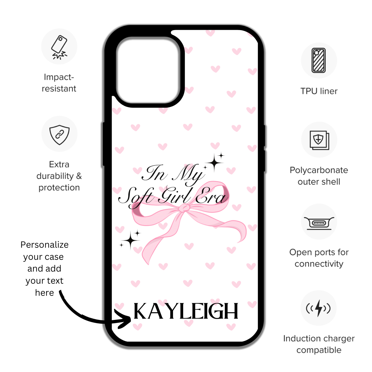 "In My Soft Girl Era" Slim case for iPhone®
