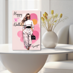 Load image into Gallery viewer, Radiant 30s: Glamour Unveiled Birthday Card
