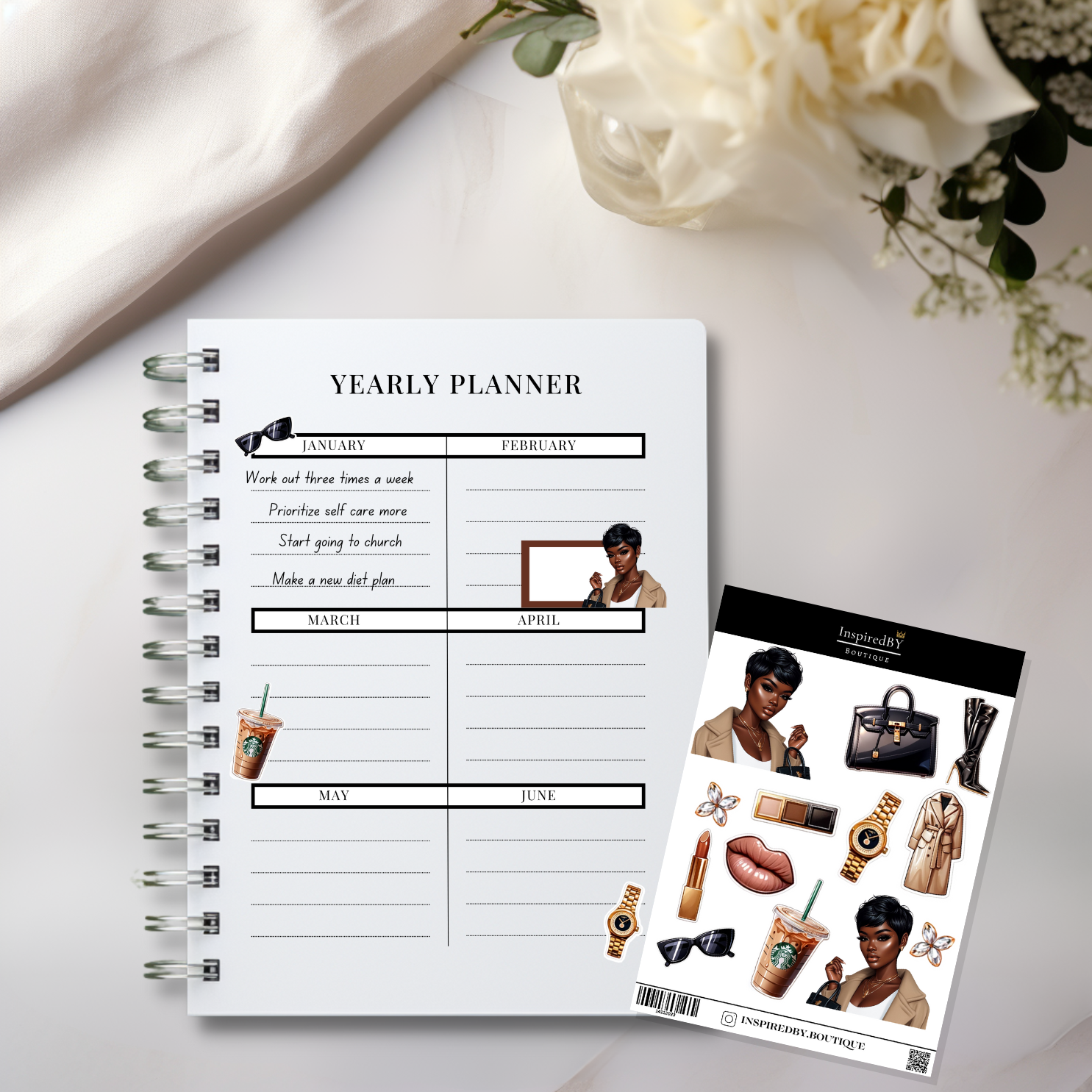 Black Girl Planner Stickers 1.0