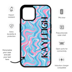 Pink Waves phone case perfect gift for her - cute phone case - best birthday gift - iphone case - girly phone case - pretty phone case - Pink phone case