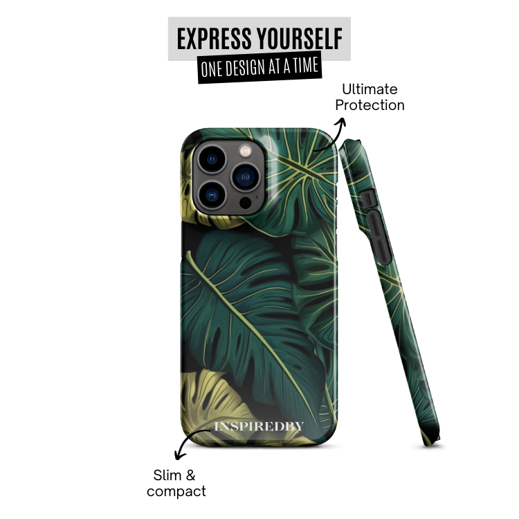 Tropical Leaves Snap case for iPhone®