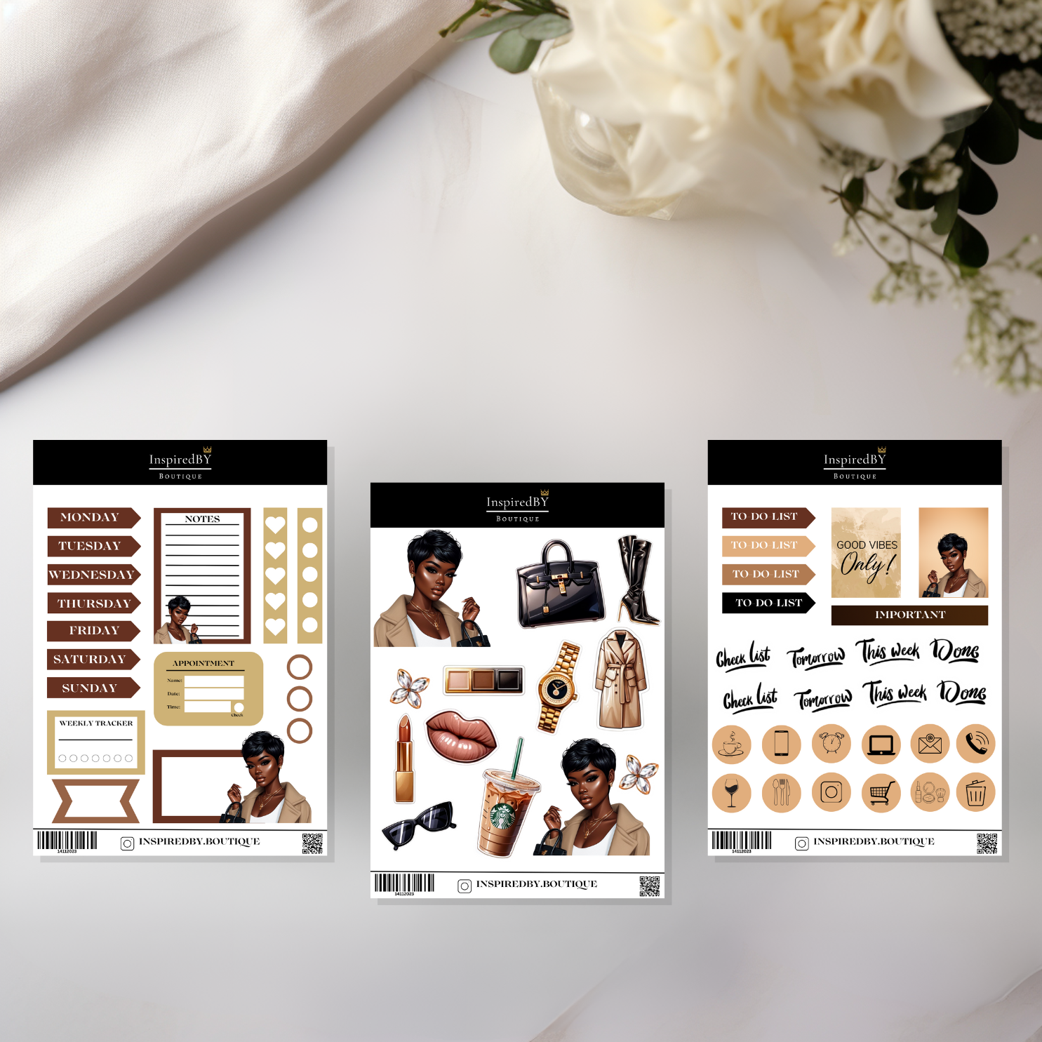 Black Girl Planner Stickers 1.0
