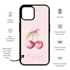 Coquette Phone Case - Cherry phone case the perfect gift for her - cute phone case - best birthday gift - iphone case - girly phone case - pretty phone case - pink phone case