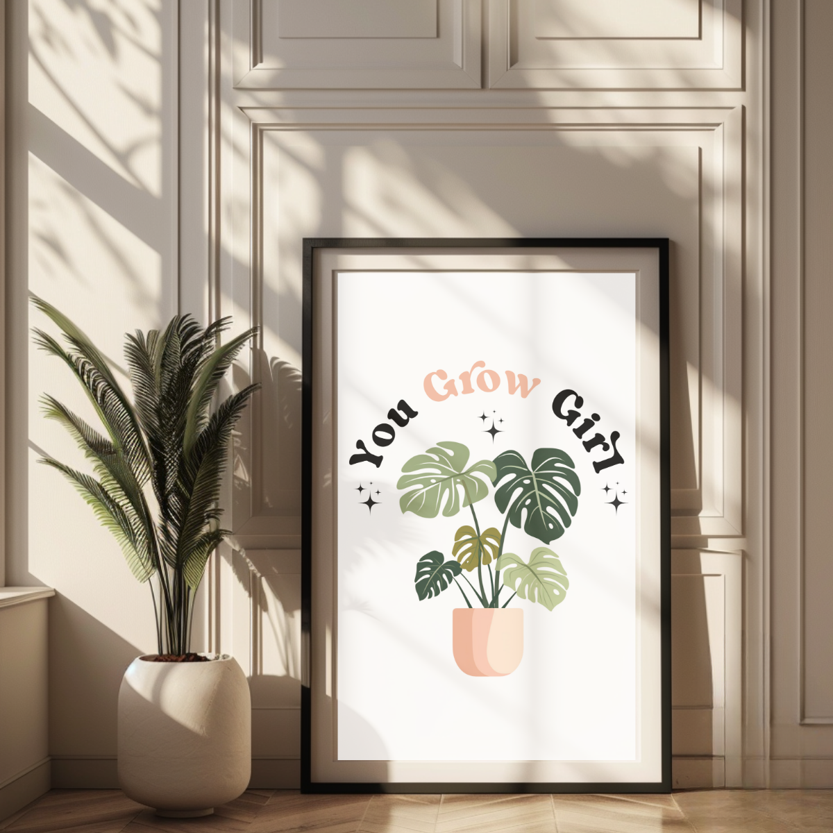 You Grow Girl Wall Print