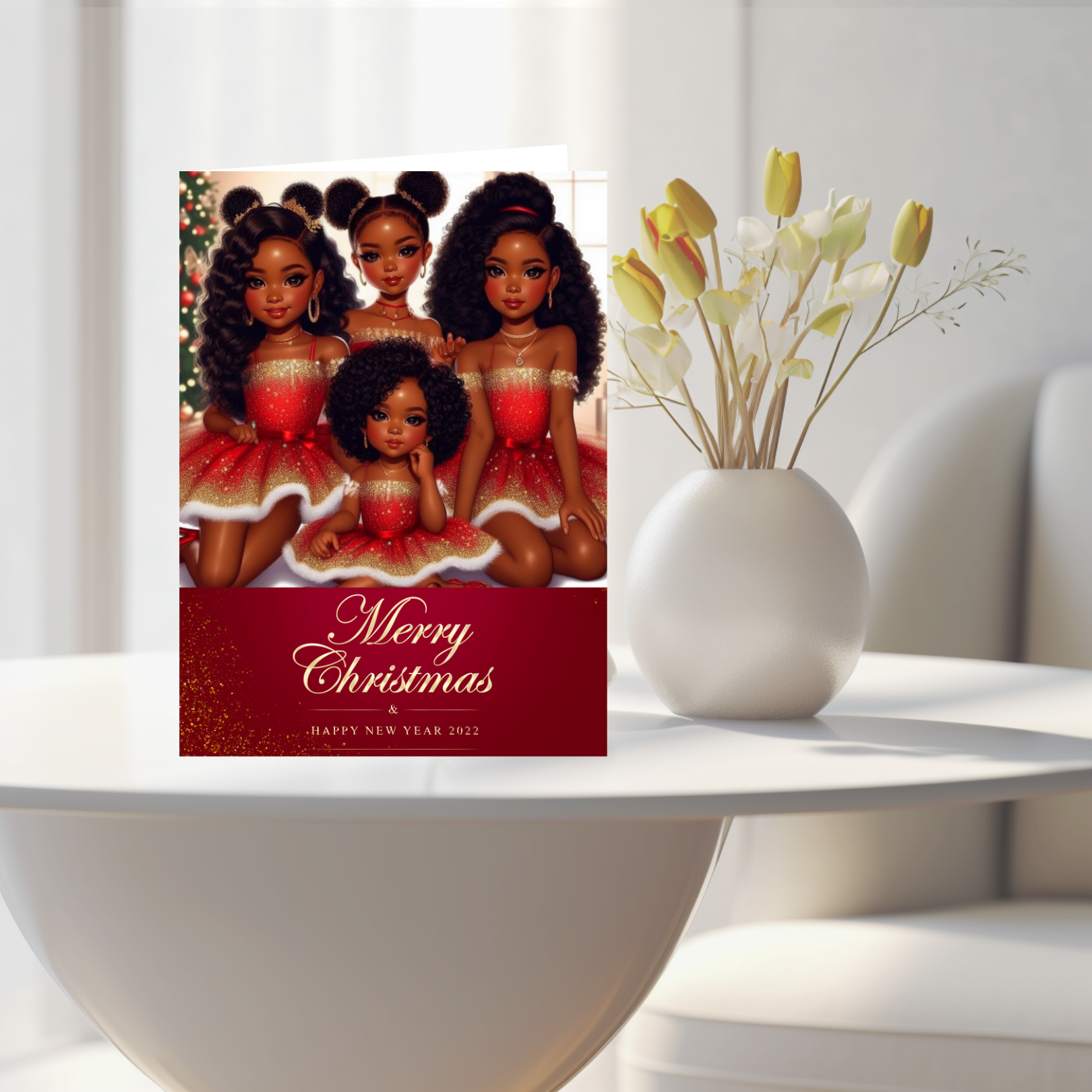 Family Personalised Christmas Card