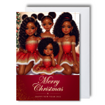 Load image into Gallery viewer, Family Personalised Christmas Card

