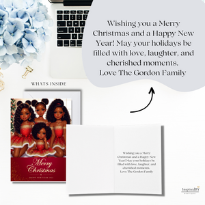 Family Personalised Christmas Card