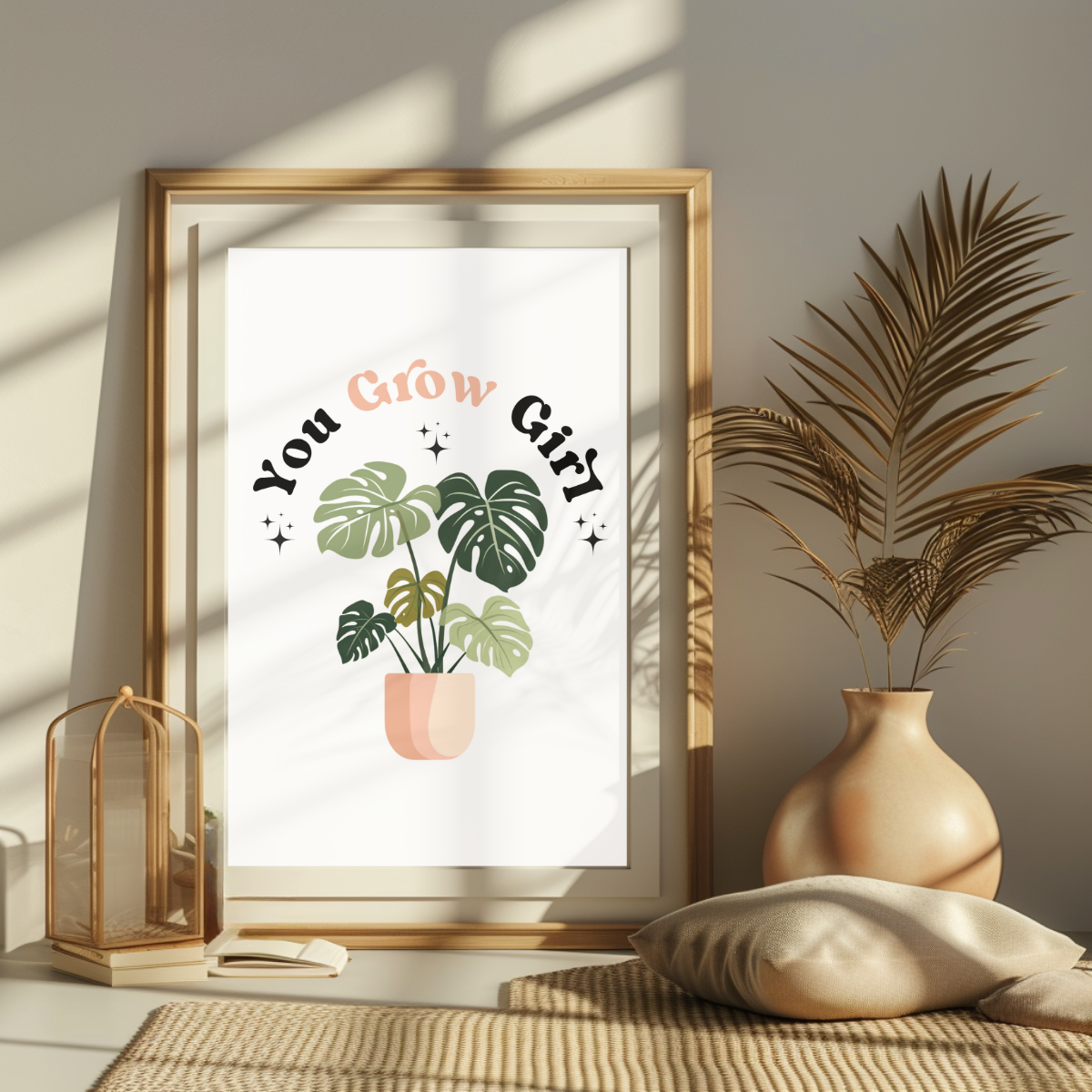 You Grow Girl Wall Print