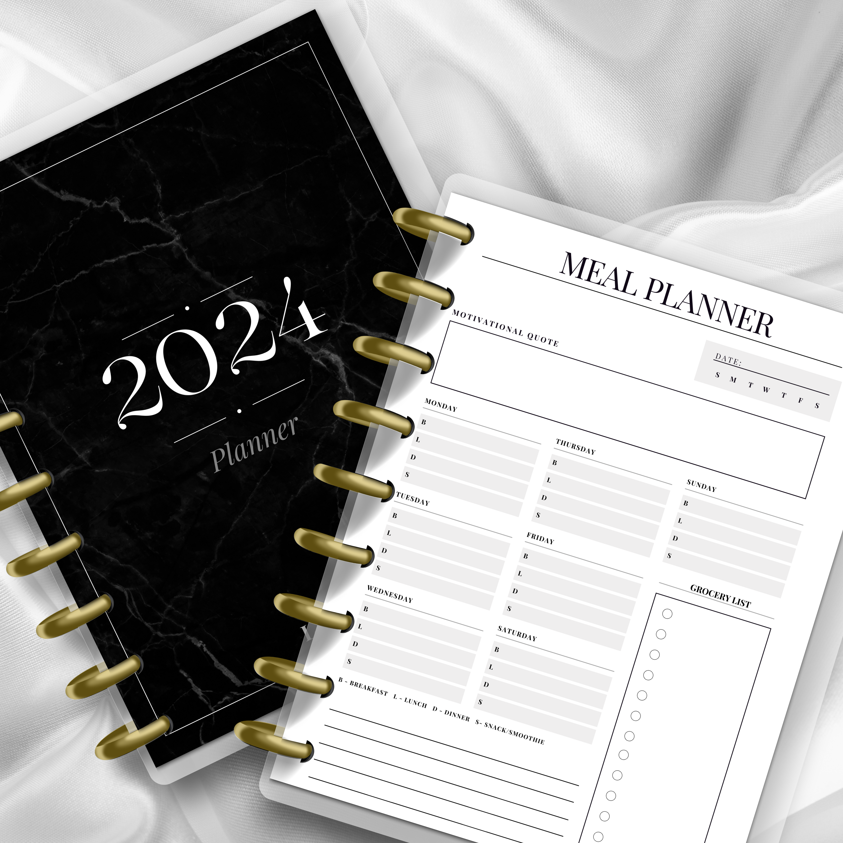 Undated Disc Bound Planner