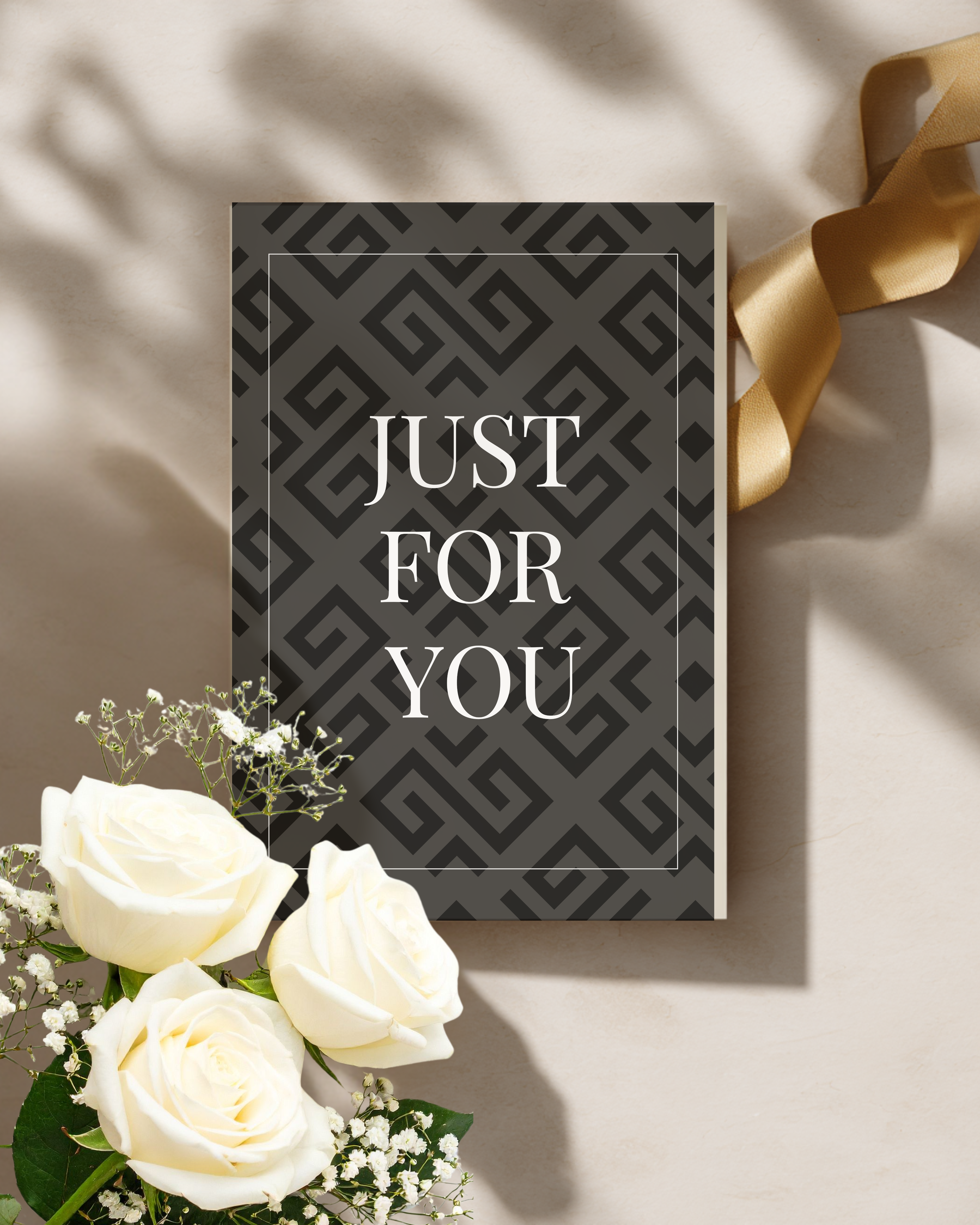 Luxury Just For You Greeting Card