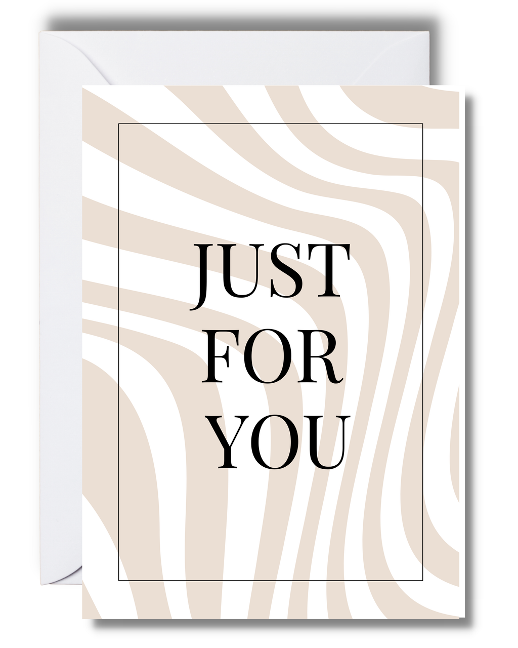 Minimal Just For You Greeting Card